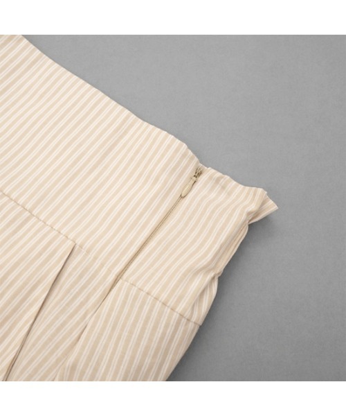 flower（フラワー）の「フレッシュストライプスカート（スカート・レディース・ベージュ/ブルー・FREE）」の18枚目の写真