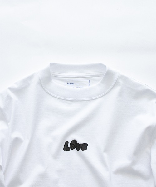 kudos（クードス）の「kudos LOVE T-SHIRT（Tシャツ/カットソー