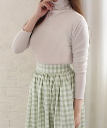 MODE ROBE | シアーハイネックトップス(Tシャツ/カットソー)