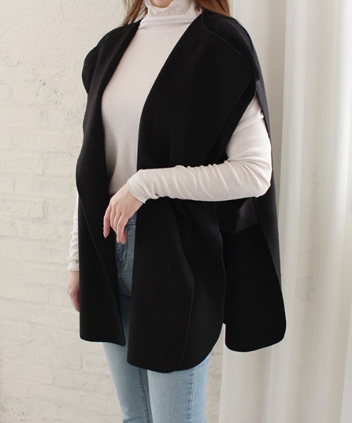 MODE ROBE(モードローブ)の「シアーハイネックトップス(Tシャツ/カットソー・レディース・オフホワイト/ライトグレー・FREE)」の6枚目の写真