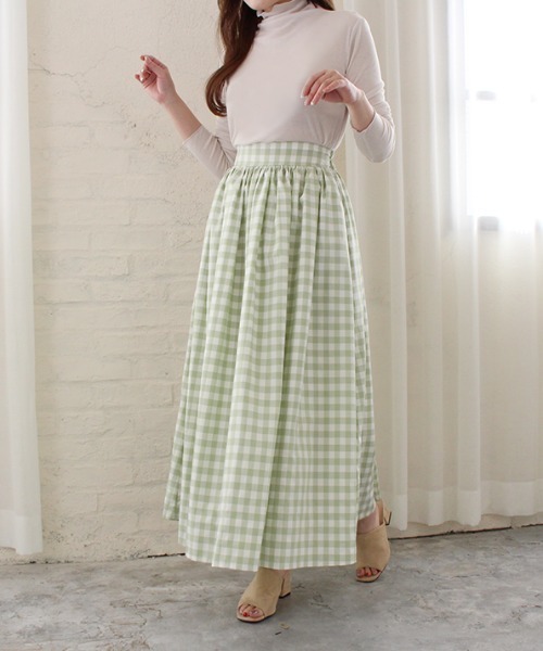 MODE ROBE(モードローブ)の「シアーハイネックトップス(Tシャツ/カットソー・レディース・オフホワイト/ライトグレー・FREE)」の19枚目の写真