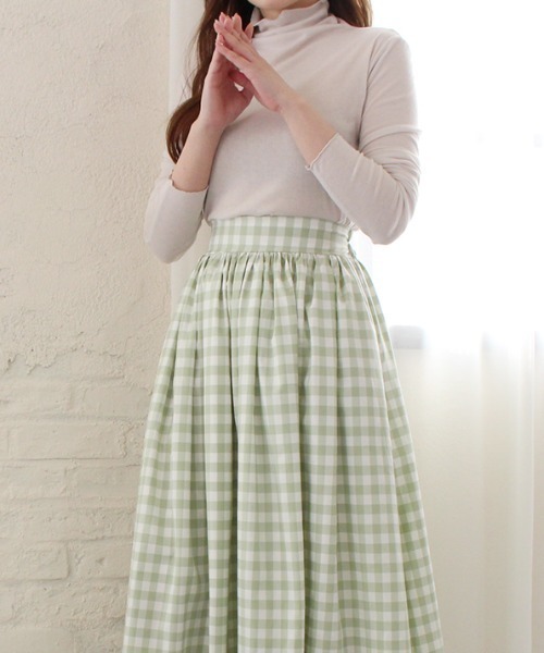 MODE ROBE(モードローブ)の「シアーハイネックトップス(Tシャツ/カットソー・レディース・オフホワイト/ライトグレー・FREE)」の12枚目の写真