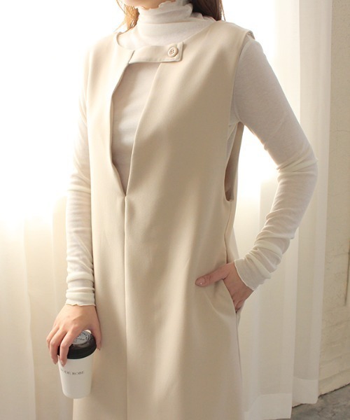 MODE ROBE(モードローブ)の「シアーハイネックトップス(Tシャツ/カットソー・レディース・オフホワイト/ライトグレー・FREE)」の20枚目の写真