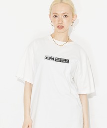 X-girl | GLITTER BOX LOGO S/S TEE/グリッター　ラメ　ボックスロゴTシャツ/半袖(Tシャツ/カットソー)
