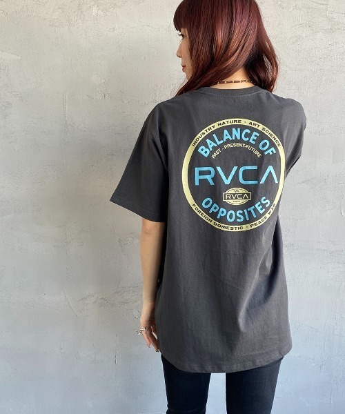 RVCA（ルーカ）の「[RVCA/ルーカ] BALANCE SEAL ST バックサークルロゴプリントTシャツ（Tシャツ/カットソー・レディース・ホワイト/ブラック/グリーン・M/L/XL）」の18枚目の写真