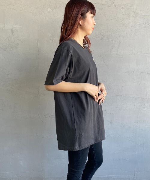 RVCA（ルーカ）の「[RVCA/ルーカ] BALANCE SEAL ST バックサークルロゴプリントTシャツ（Tシャツ/カットソー・レディース・ホワイト/ブラック/グリーン・M/L/XL）」の22枚目の写真