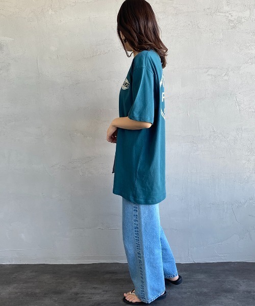 RVCA（ルーカ）の「[RVCA/ルーカ] BALANCE SEAL ST バックサークルロゴプリントTシャツ（Tシャツ/カットソー・レディース・ホワイト/ブラック/グリーン・M/L/XL）」の11枚目の写真