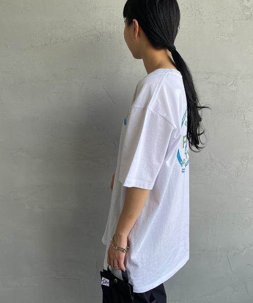 RVCA（ルーカ）の「[RVCA/ルーカ] BALANCE SEAL ST バックサークルロゴプリントTシャツ（Tシャツ/カットソー・レディース・ホワイト/ブラック/グリーン・M/L/XL）」の20枚目の写真