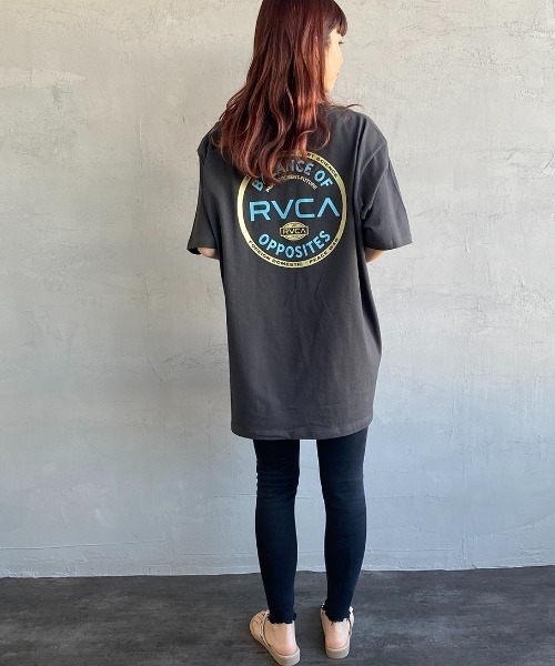 RVCA（ルーカ）の「[RVCA/ルーカ] BALANCE SEAL ST バックサークルロゴプリントTシャツ（Tシャツ/カットソー・レディース・ホワイト/ブラック/グリーン・M/L/XL）」の21枚目の写真