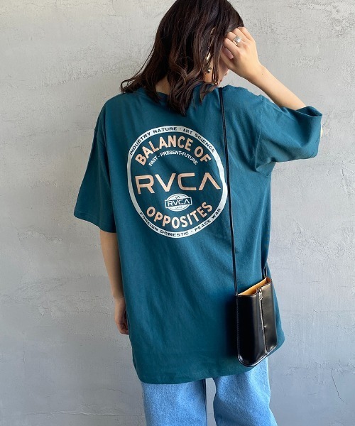 RVCA（ルーカ）の「[RVCA/ルーカ] BALANCE SEAL ST バックサークルロゴプリントTシャツ（Tシャツ/カットソー・レディース・ホワイト/ブラック/グリーン・M/L/XL）」の19枚目の写真