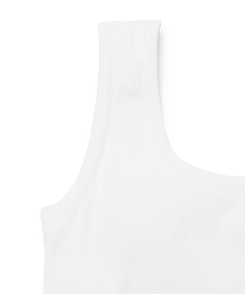 ROPE'(ロペ)の「ベアテレコカップ付きカットソータンクトップ(タンクトップ・レディース・ホワイト/ピンク/スミクロ/ターコイズブルー・38)」の13枚目の写真