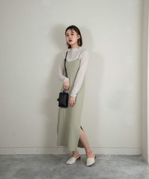Amiur | rib line camisole ops(ワンピース)