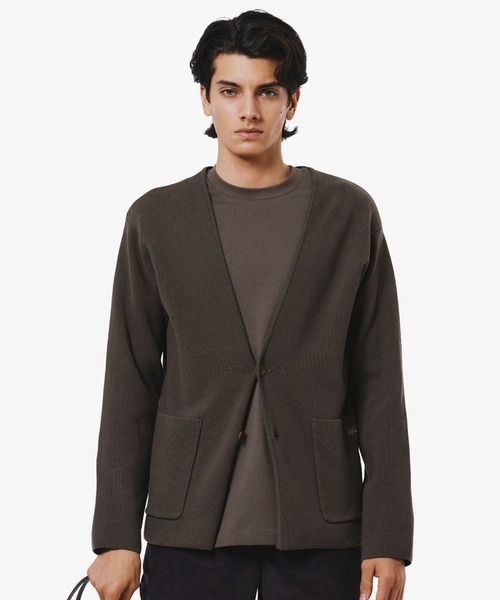 セール】ミラノリブニットカーディガンジャケット（カーディガン