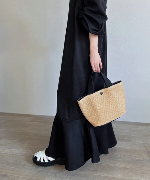 ISOOK（アイスー）の「【ZOZOTOWN限定】Basket mini tote / ミニかごバッグ（かごバッグ・レディース・ナチュラル・FREE）」の7枚目の写真