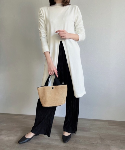 ISOOK（アイスー）の「【ZOZOTOWN限定】Basket mini tote / ミニかごバッグ（かごバッグ・レディース・ナチュラル・FREE）」の8枚目の写真