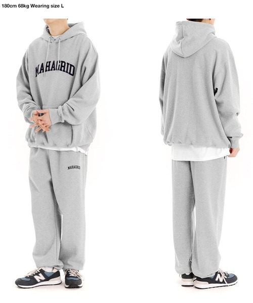 MAHAGRID（マハグリッド）の「【UNISEX】MAHAGRID／VARSITY SWEAT パンツ  2275143（スウェットパンツ・レディース・ブラック/グレー/ライトグレー・MEDIUM）」の16枚目の写真