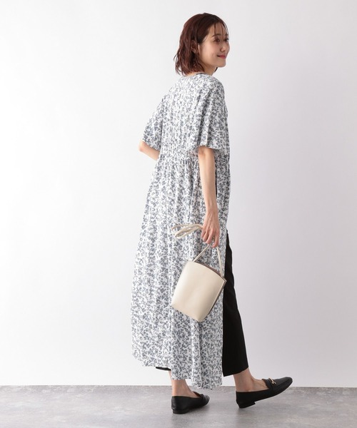 GLOBAL WORK（グローバルワーク）の「サラリラスタイルアップ半袖ワンピース/265464（ワンピース・レディース・オフホワイト/ベージュ/グリーン/ネイビー/アイボリー/ブラック/ホワイト/ホワイト系その他2/その他・MEDIUM/LARGE）」の10枚目の写真