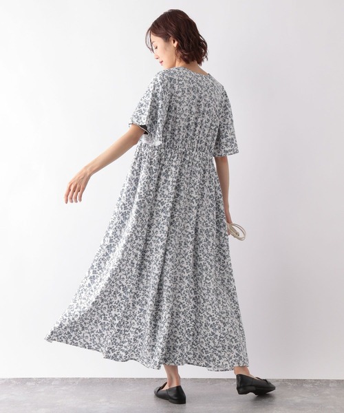 GLOBAL WORK（グローバルワーク）の「サラリラスタイルアップ半袖ワンピース/265464（ワンピース・レディース・オフホワイト/ベージュ/グリーン/ネイビー/アイボリー/ブラック/ホワイト/ホワイト系その他2/その他・MEDIUM/LARGE）」の22枚目の写真