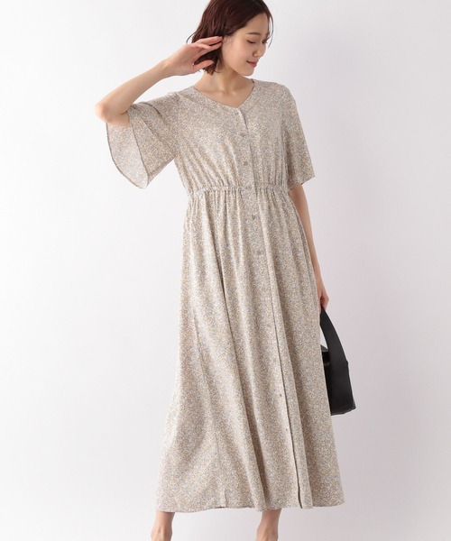 GLOBAL WORK（グローバルワーク）の「サラリラスタイルアップ半袖ワンピース/265464（ワンピース・レディース・オフホワイト/ベージュ/グリーン/ネイビー/アイボリー/ブラック/ホワイト/ホワイト系その他2/その他・MEDIUM/LARGE）」の15枚目の写真