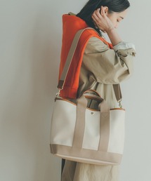 【ドラマ着用】【Breath TOPKAPI /ブレス トプカピ】SCOTCH GRAIN スコッチグレイン マルチポケット トートバッグ L