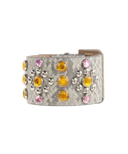 jouetie（ジュエティ）の「ベルトビジューバングル（ブレスレット・レディース・ブラック/オフホワイト/その他1・FREE）」の10枚目の写真