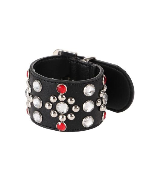 jouetie（ジュエティ）の「ベルトビジューバングル（ブレスレット・レディース・ブラック/オフホワイト/その他1・FREE）」の14枚目の写真