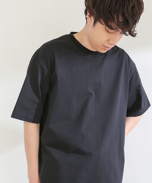 SENSE OF PLACE by URBAN RESEARCH(センスオブプレイスバイアーバンリサーチ)の「スムースシルケットTシャツ(5分袖)(Tシャツ/カットソー・メンズ・グリーン/アイボリー/ミント/ブラック/ホワイト・LARGE/MEDIUM)」の20枚目の写真