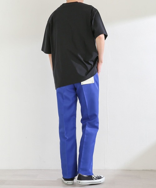 SENSE OF PLACE by URBAN RESEARCH(センスオブプレイスバイアーバンリサーチ)の「スムースシルケットTシャツ(5分袖)(Tシャツ/カットソー・メンズ・グリーン/アイボリー/ミント/ブラック/ホワイト・LARGE/MEDIUM)」の17枚目の写真