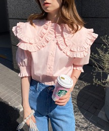 one after another NICE CLAUP | 推しウケ圧勝　ビックカラーブラウス(シャツ/ブラウス)