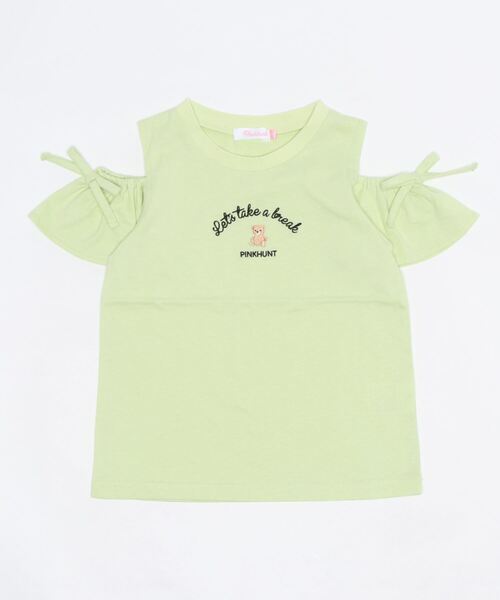 PINKHUNT 肩出し フレア袖 Tシャツ 6972K（Tシャツ/カットソー 