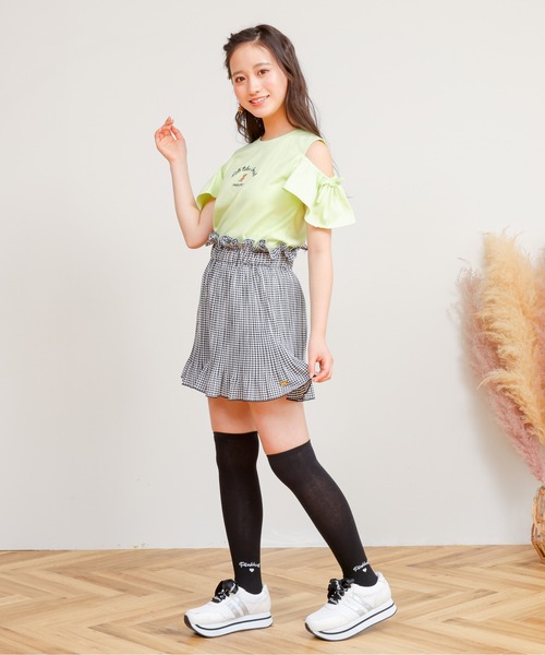 PINKHUNT（ピンクハント）の「PINKHUNT 肩出し フレア袖 Tシャツ 6972K