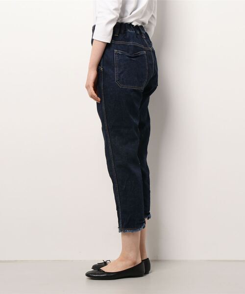 PUAL CE CIN（ピュアルセシン）の「オーガニックコットンカットオフデニムパンツ（その他パンツ・レディース・ホワイト/ナチュラル/インディゴブルー・FREE）」の5枚目の写真