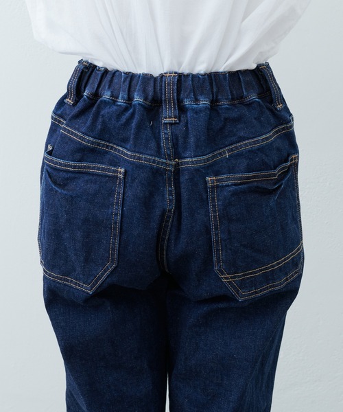 PUAL CE CIN（ピュアルセシン）の「オーガニックコットンカットオフデニムパンツ（その他パンツ・レディース・ホワイト/ナチュラル/インディゴブルー・FREE）」の9枚目の写真