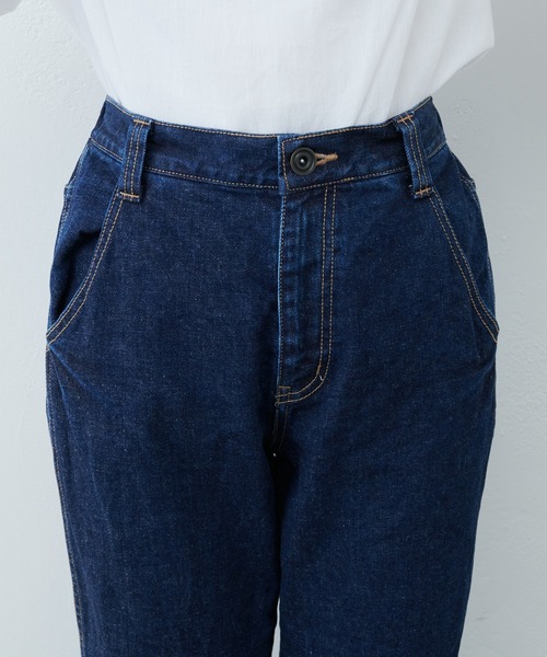 PUAL CE CIN（ピュアルセシン）の「オーガニックコットンカットオフデニムパンツ（その他パンツ・レディース・ホワイト/ナチュラル/インディゴブルー・FREE）」の10枚目の写真