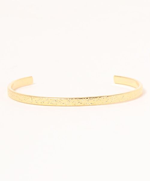 LUGG NAGG（ラグナグ）の「【Pirlo/ピルロ】BRASS DESIGN BANGLE/柄打デザインバングル（バングル/リストバンド・メンズ・アンティークシルバー/ゴールド/アンティークゴールド/シルバー・FREE）」の3枚目の写真