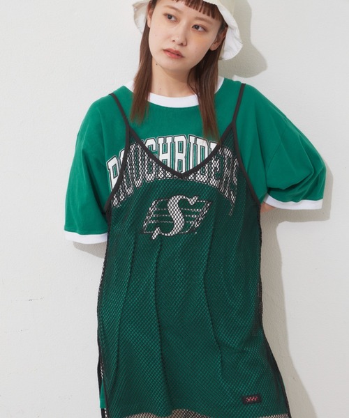 MERLOT（メルロー）の「メッシュキャミワンピース（ワンピース・レディース・ブラック/イエロー・FREE）」の17枚目の写真