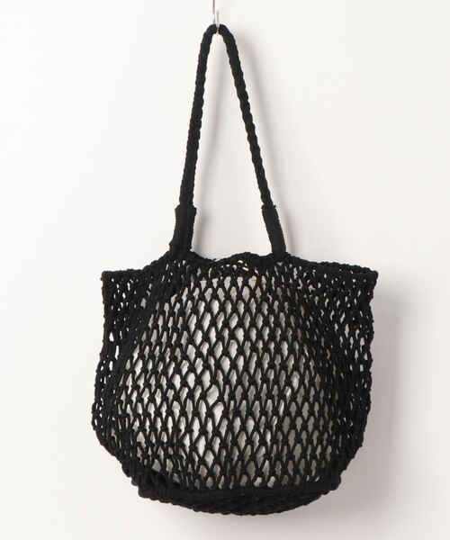 SpRay（スプレイ）の「メッシュトートＢＡＧ（トートバッグ・レディース・ブラック/パープル/グリーン/ライトグリーン/アイボリー・FREE）」の10枚目の写真