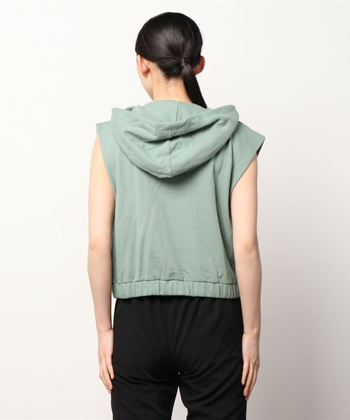 GAP（ギャップ）の「GAPロゴ ドルフィン スリーブレス パーカー