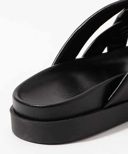 TOMORROWLAND （トゥモローランド）の「レザーフラットサンダル（その他シューズ・レディース・ホワイト/ブラック・37/38/36）」の7枚目の写真