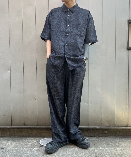 AZIONE(アジオネ)の「AZIONE/アジオネ/総柄バルーンパンツ(その他パンツ・メンズ・ブラック/アイボリー・MEDIUM/LARGE)」の7枚目の写真