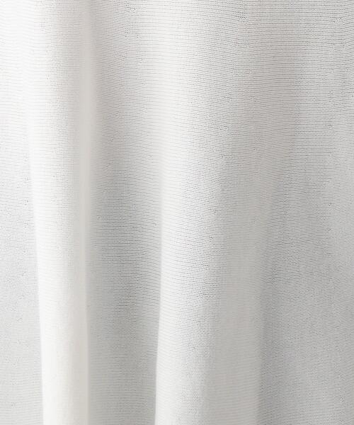 OPAQUE.CLIP(オペークドットクリップ)の「◆ペプラムニットプルオーバー【エクストラファインオーガニックコットン/WEB限定カラー・サイズ】(ニット/セーター・レディース・ブラック/ブルー/グリーン/ブラウン系その他5/ホワイト系・40/38/36/42)」の12枚目の写真