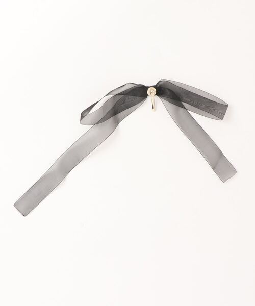 flower(フラワー)の「シアーリボンピン(ヘアピン・レディース・ブラック/ピンク・FREE)」の4枚目の写真