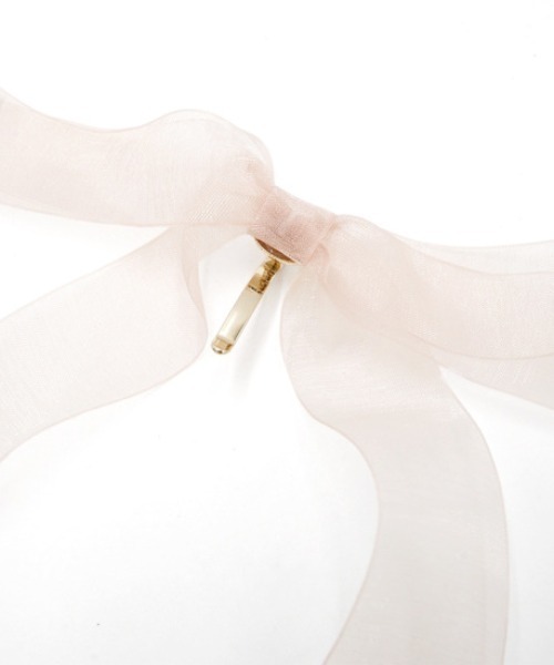 flower(フラワー)の「シアーリボンピン(ヘアピン・レディース・ブラック/ピンク・FREE)」の10枚目の写真