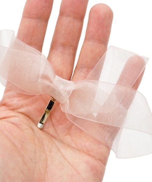 flower(フラワー)の「シアーリボンピン(ヘアピン・レディース・ブラック/ピンク・FREE)」の12枚目の写真