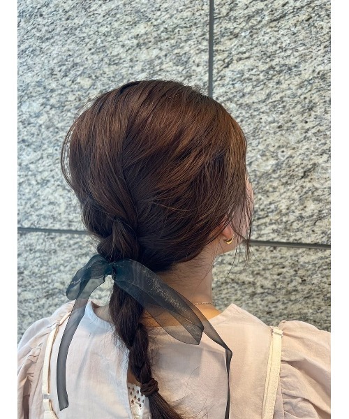 flower(フラワー)の「シアーリボンピン(ヘアピン・レディース・ブラック/ピンク・FREE)」の13枚目の写真