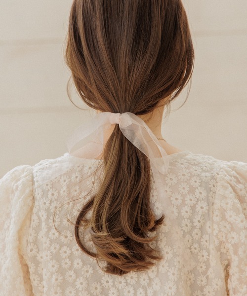 flower(フラワー)の「シアーリボンピン(ヘアピン・レディース・ブラック/ピンク・FREE)」の16枚目の写真