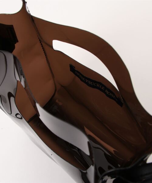 HONEYSUCKLE ROSE（ハニーサックルローズ）の「【HONEYSUCKLE ROSE】ＰＶＣクリアバッグ（ショルダーバッグ・レディース・ブラック/ブラウン/オフホワイト/イエロー・ONE SIZE）」の6枚目の写真