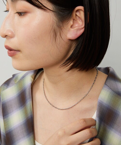 Aresense(アーセンス)の「esne/エスネ ランダムボールチェーンネックレス(ネックレス・レディース・シルバー/ゴールド・フリ-)」の9枚目の写真