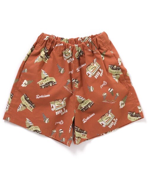 BREEZE(ブリーズ)の「アイス総柄ハーフパンツ 4分丈(その他パンツ・キッズ・レインボー/ブルー/ピンク/イエロー/ターコイズブルー/チャコール/ネイビー/レッド/キナリ/グリーン・140/110/130/100/90/120/80)」の9枚目の写真