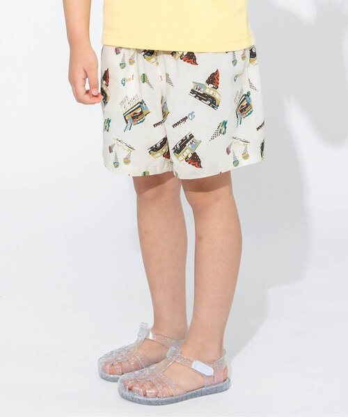 BREEZE(ブリーズ)の「アイス総柄ハーフパンツ 4分丈(その他パンツ・キッズ・レインボー/ブルー/ピンク/イエロー/ターコイズブルー/チャコール/ネイビー/レッド/キナリ/グリーン・140/110/130/100/90/120/80)」の2枚目の写真